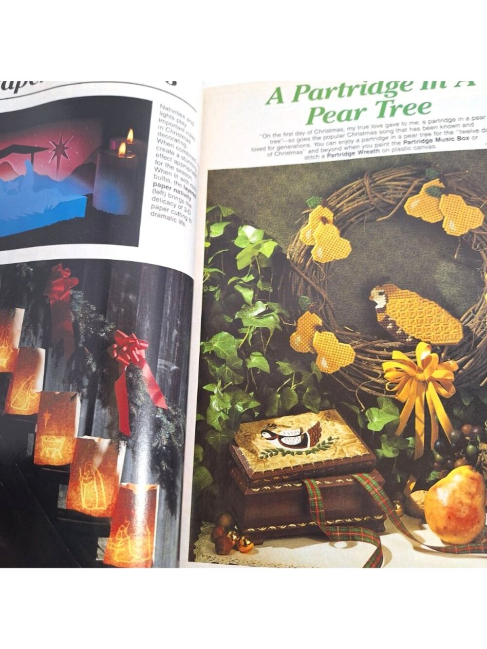 Crafts Country Christmas 1989 Magazine Handmade Holiday Projects - Picture 10 of 14